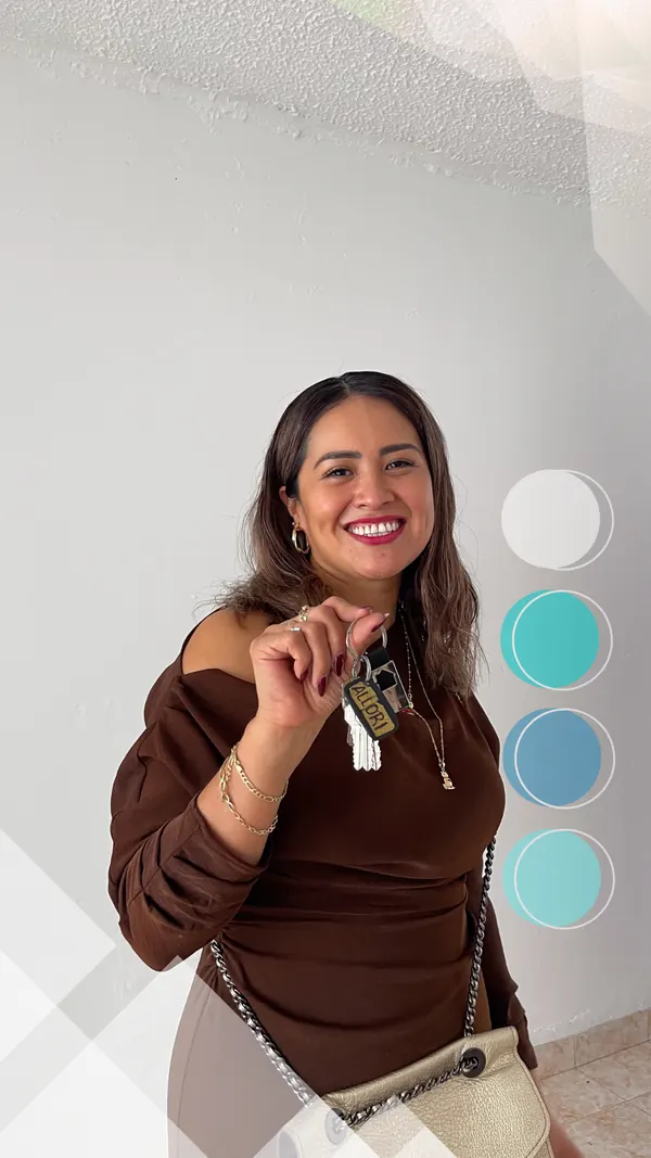 Cliente estrenando su casa nueva de la mano de Altaltium Real Estate Solutions