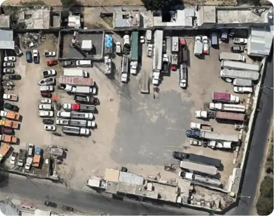 Vista aérea del predio, caso El Fortín, Zapopan, Jalisco
