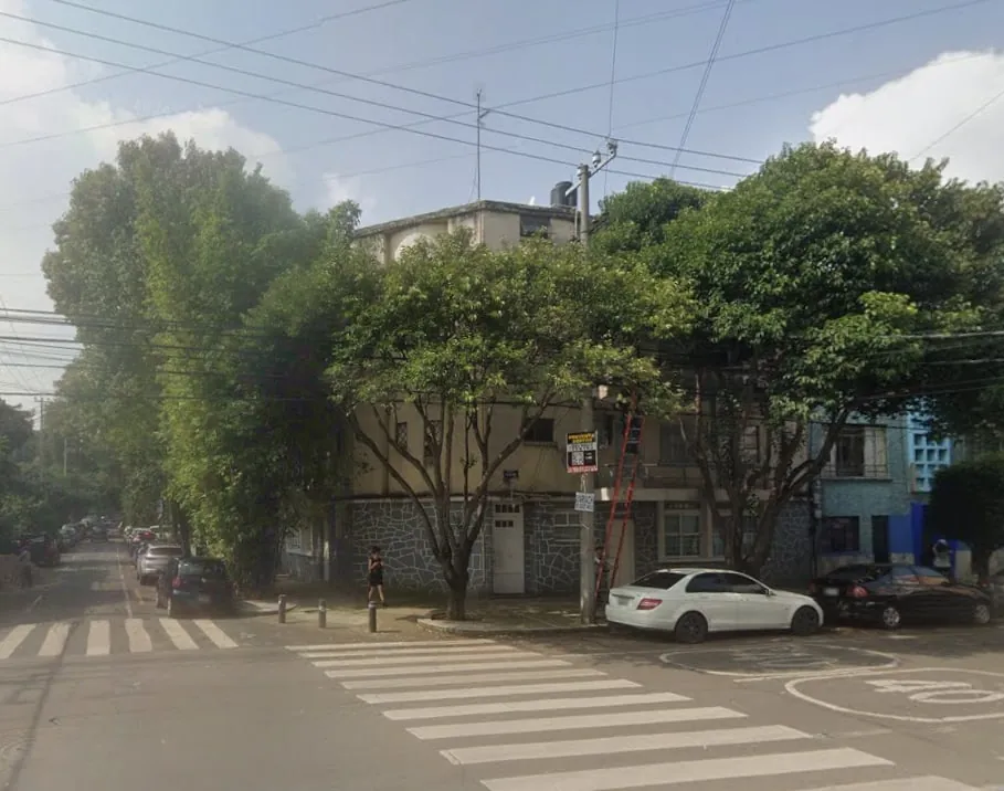 Fachada del edificio, caso Luz Saviñón, Narvarte Poniente, Ciudad de México
